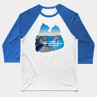 Blue Lagoon 3 Baseball T-Shirt